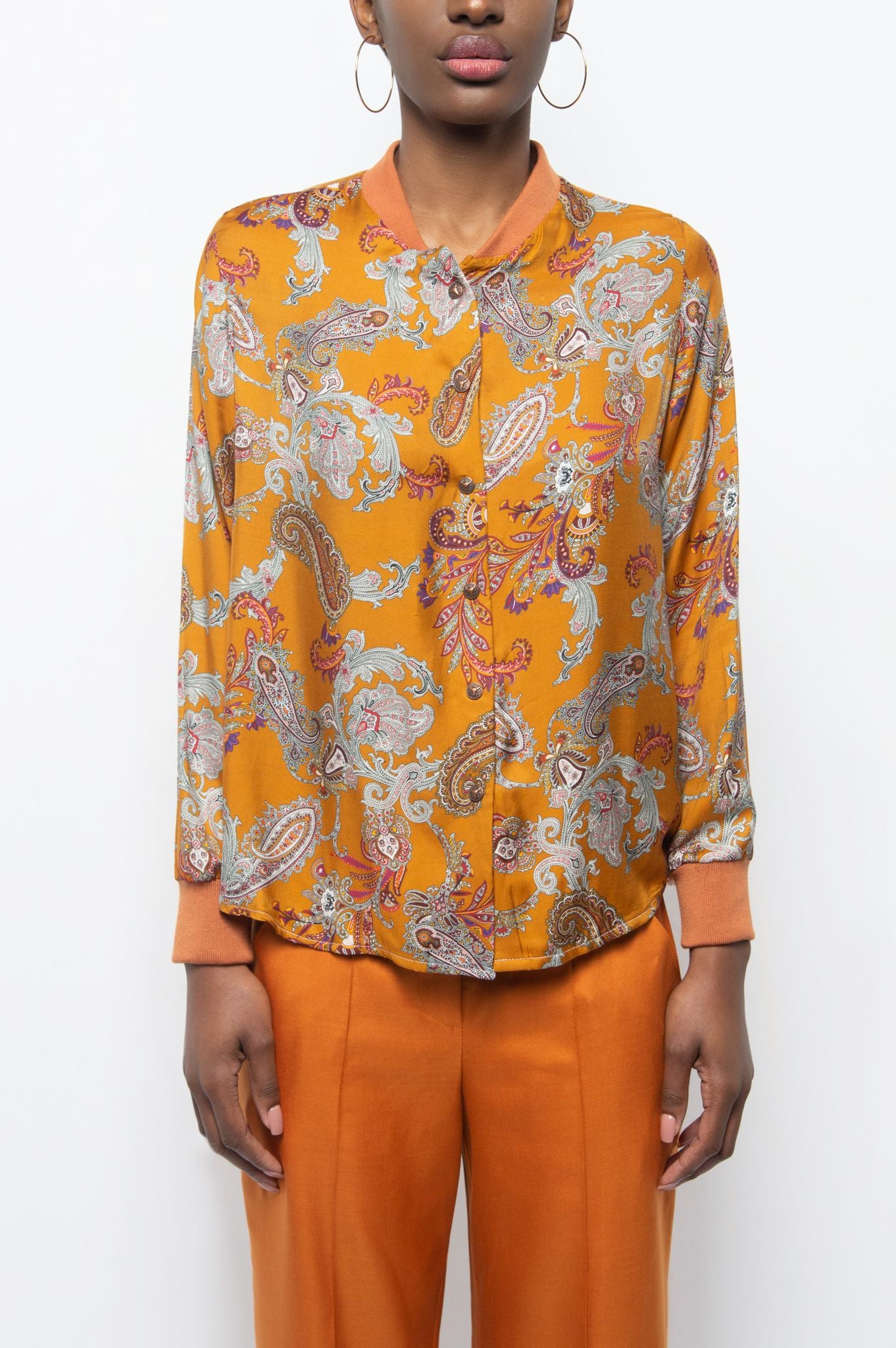 Floret Paisley Silk Shirt