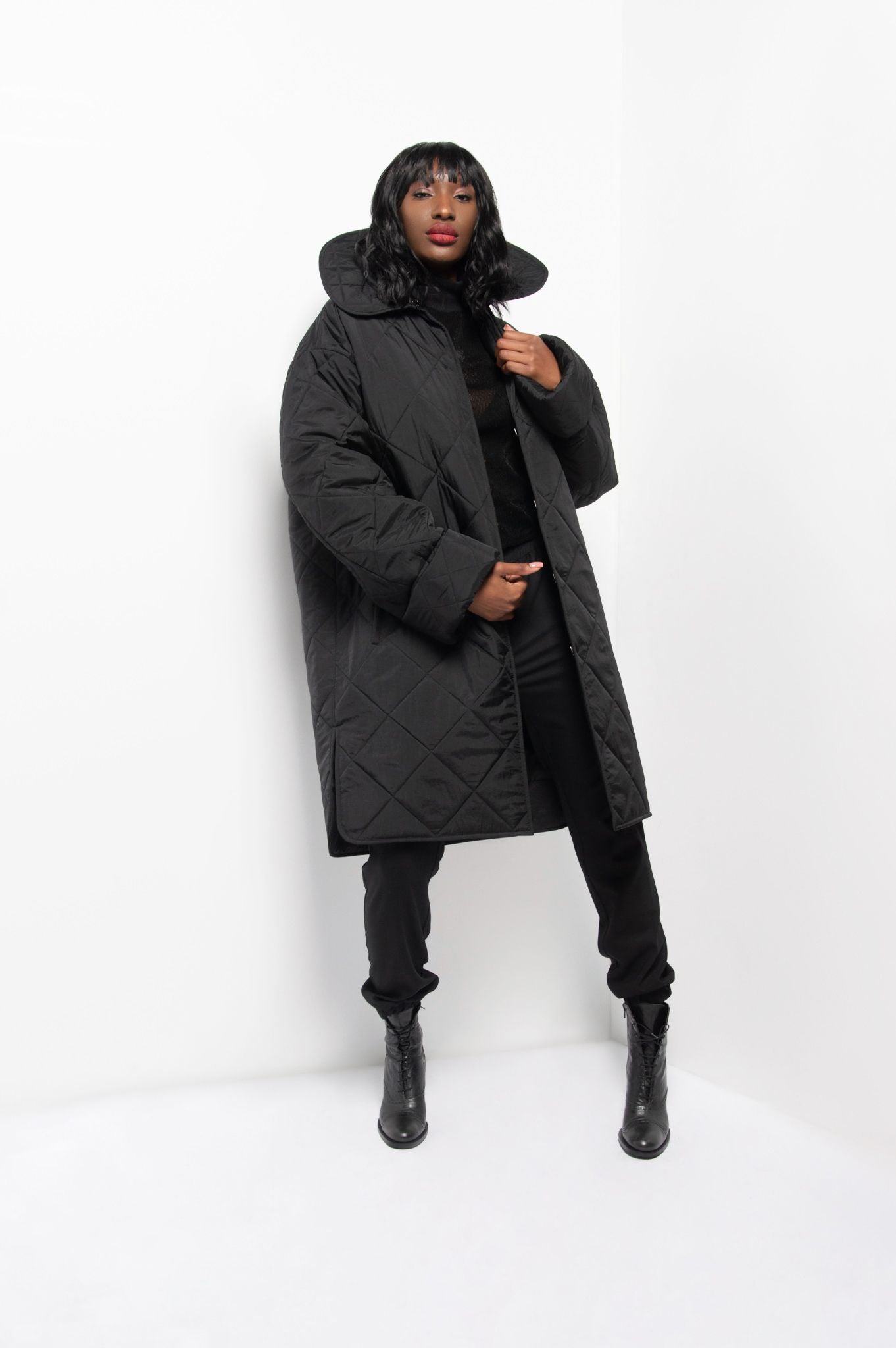 Black Puffer Coat